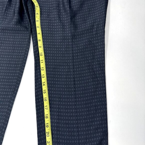Banana Republic Avery Pants Womens 8P Navy Ankle Cropped Pleated Career NEW - Picture 10 of 10